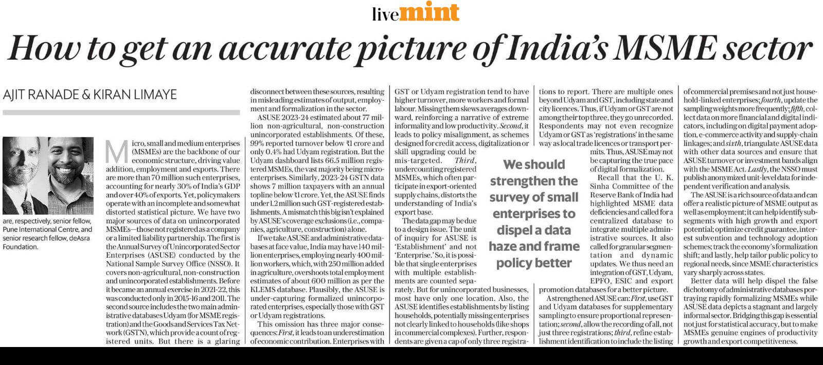 How to get an accurate picture of India’s MSME sector