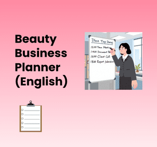 Beauty Business Planner English