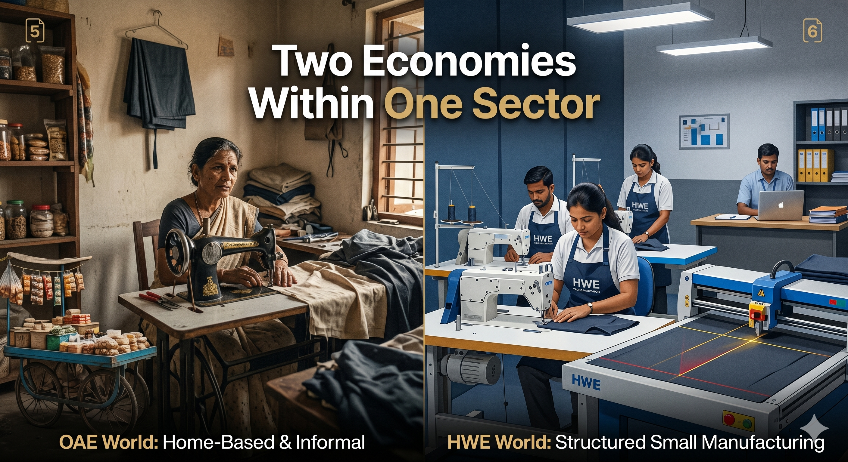 Two Sectors, One Label: What six rounds of enterprise survey data reveal about India’s unincorporated economy