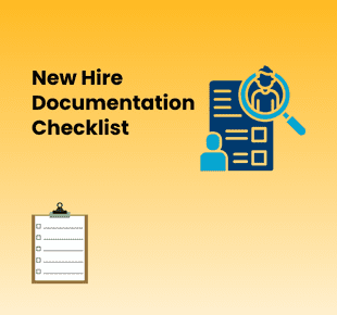 New Hire Documentation Checklist