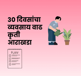 ३० दिवसांचा व्यवसाय वाढ कृती आराखडा