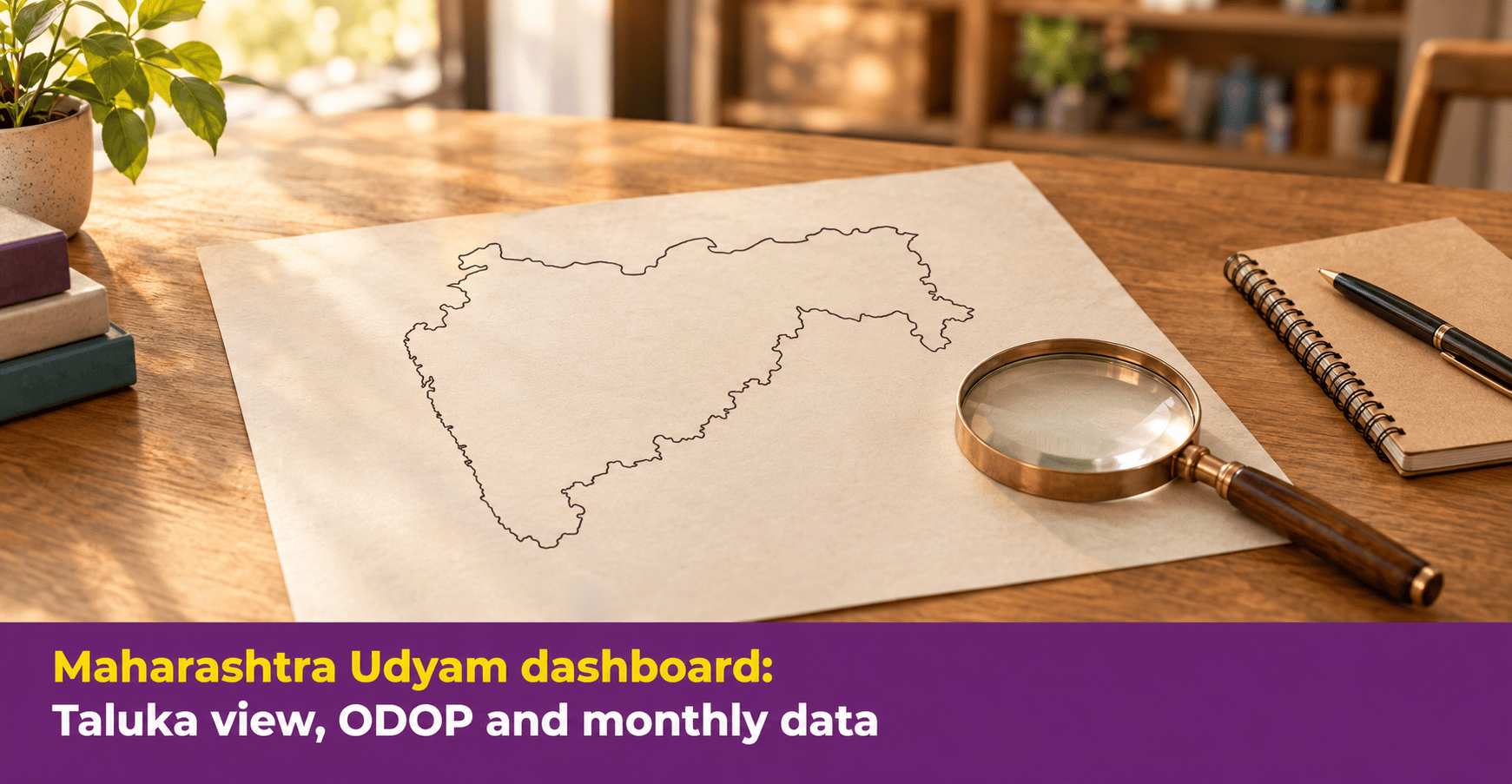 Maharashtra Udyam dashboard: taluka, ODOP, monthly data